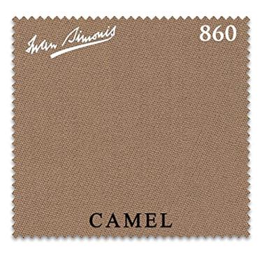 Imagem de Toalha de mesa de bilhar Simonis 860 - Trilhos pré-cortados - Revendedor autorizado (Camelo, 2,1 m)