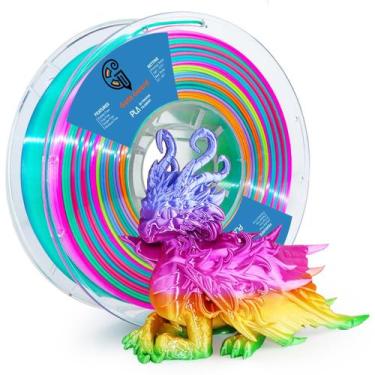 Imagem de Filamento de impressão 3D Goto Guard Silk Rainbow PLA 1,75 mm 1 kg