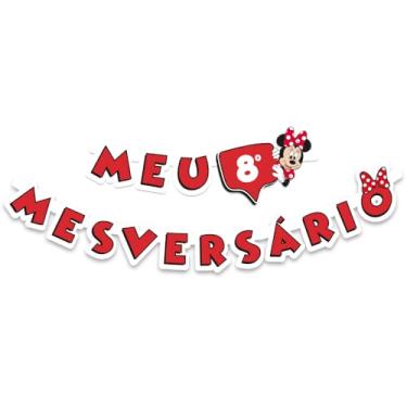 Imagem de FAIXA DECORATIVA MESVERSARIO MINNIE MOUSE 01 un.