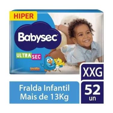 Imagem de Fralda Descartável BabySec Galinha Pintadinha Pacote Hiper Econômico, 