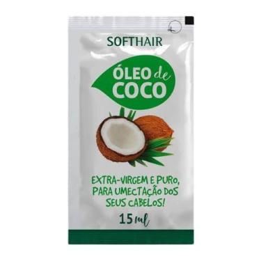 Imagem de Óleo De Coco Capilar Softhair Extra Virgem Sachê 15ml