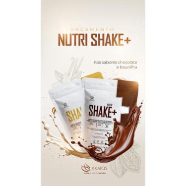 Imagem de Nutri shake+ Akmos Ganho De Massa E Perda De Peso Baunilha e Chocolate