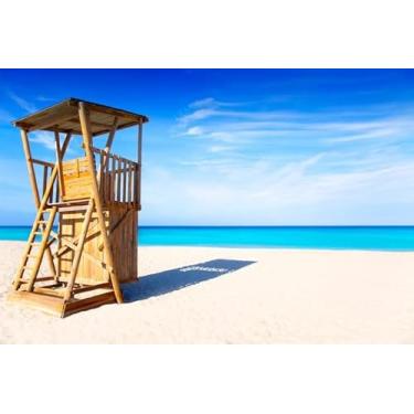 Imagem de Quadro Decorativo com Estampa Tropical Beachsri Lankasummer Holiday And 50 x 50 Papel 2 unidades