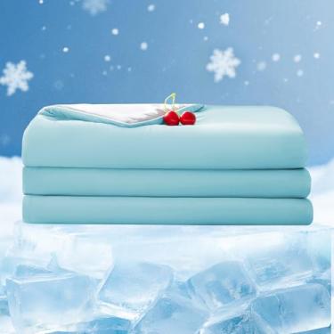 Imagem de Wamsound Edredom refrescante tamanho solteiro leve cobertor refrescante para dormir quente roupa de cama de verão para manter fresco para suores noturnos - colcha macia e respirável (59 × 78 polegadas