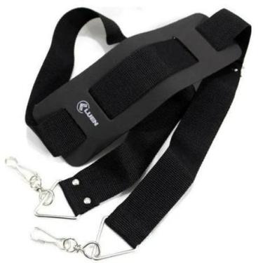 Imagem de Talabarte Simples 2 Ganchos Preto Percussão Luen 16002p - Izzo