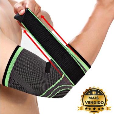 Imagem de Cotoveleira Ortopédica Ajustável Protetor Tendinite Epicondilite Faixa