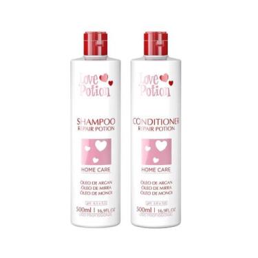 Imagem de Kit Shampoo E Condicionador Home Care Repair 500ml - Love Potion