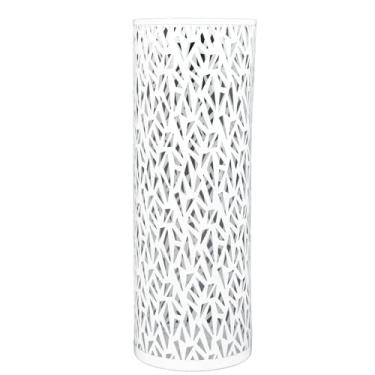 Imagem de Suporte de Guarda-chuva Autônomo, Elegante, Organizador de Armazenamento de Metal, Suporte Redondo, para Decoração de Escritório de Entrada, Prata (P 20,5x7,5x3cm / 8,1x3,0x1,2