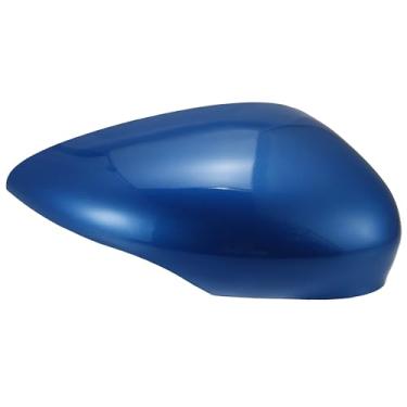 Imagem de Espelho lateral direito azul escuro espelho do lado do passageiro tampa do espelho da porta lateral do carro tampa do espelho retrovisor para Ford Fiesta MK7 2008 2009 2010 2011 2012 2013 2014 2015