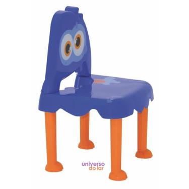 Imagem de Cadeira Tramontina Infantil Monster em Polipropileno, Azul