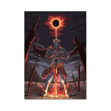 Imagem de Arte De Parede Vintage HD Do Jogo Clássico Dark Souls, Impressão De Pô