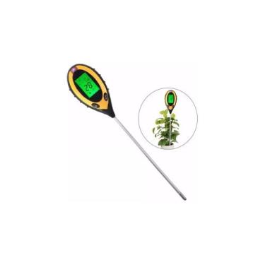 Imagem de Medidor de plantas 4 em 1, testador digital de luz e umidade do solo -