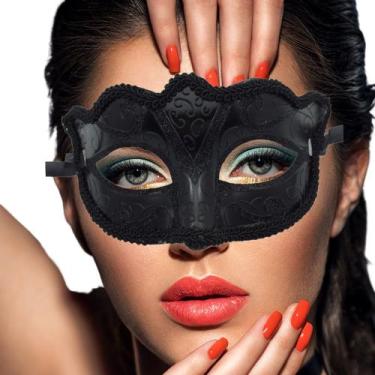 Imagem de Máscara Festa Baile Gala Sofisticação Feminino Cores M365 - Fantasy Sh