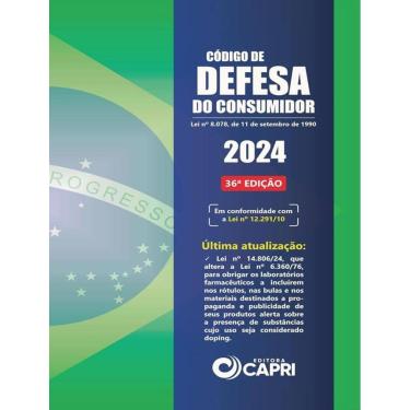 Imagem de Codigo De Defesa Do Consumidor 2024 - 36ª Ed
