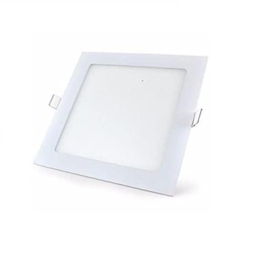 Imagem de Taschibra 15090039, Painel LED 12 Quadrado Embutir 3000K, 6W, Branco