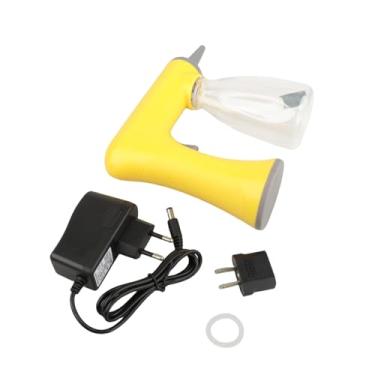 Imagem de MotiveTech Aparelho elétrico para permanente de cabelo, máquina de espuma compacta e reutilizável para barbearias, ferramentas de permanente, salão de, Amarelo 150ml