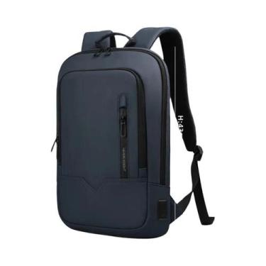 Imagem de Mochila Slim Impermeável Para Laptop Masculina 15.6 17 Polegadas Heroi