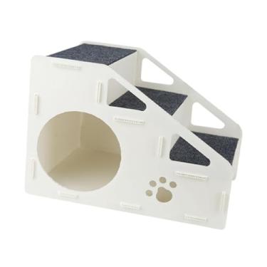 Imagem de Gralara Escada de Escada para Cães de Estimação, Escalada de Cães, Rampa Anti -slip de Cachorro, Gatos Pisam para Sofá de Cama de Cama Alta Gatos Mais Velhos, 3 passo