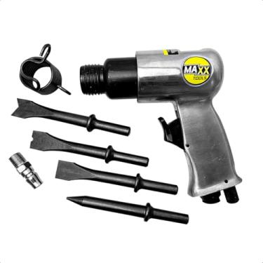 Imagem de Martelete Pneumático MXT-1510R Maxx Tools 150mm 3500IPM 6,2Bar com 4 Punhos Cinzeis Inclusos Encaixe Redondo