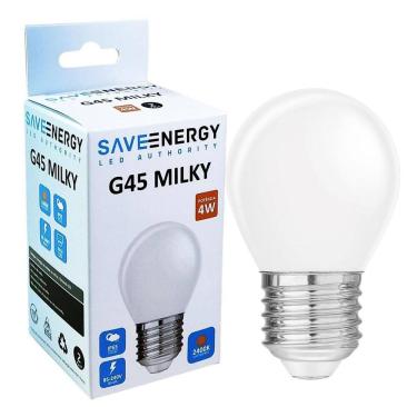 Imagem de Lâmpada Bolinha Led 4W G45 E27 360 Ip65 Para Chuva B. Quente