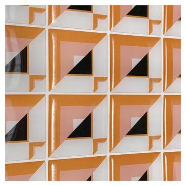Imagem de Pastilha Adesiva Ilusão 3D - Kit com 4 Placas Adesivas 3M para Decoraç