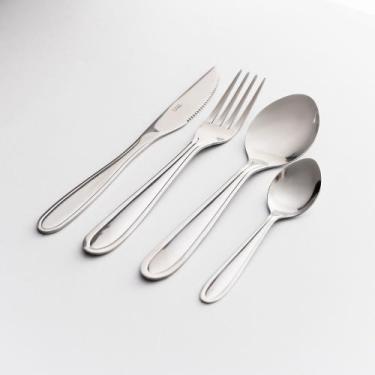 Imagem de Conjunto de Talheres 24 Peças Aço Inox Lyor