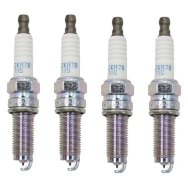 Imagem de Powkos Velas de ignição Iridium 5787 compatíveis com Honda Accord CR-V Civic Crosstour Acura TSX ILX substitui ILZKR7B-11S 12290R40A01 XP5702 (pacote com 4)