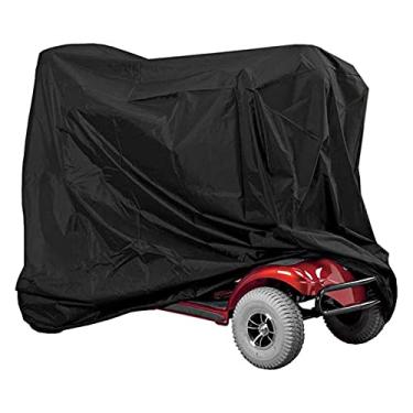 Imagem de Capa de armazenamento para Scooter de mobilidade capa para cadeira de rodas impermeável para viagens capa para cadeira elétrica leve protetor contra chuva de pó sujidade neve chuva sol