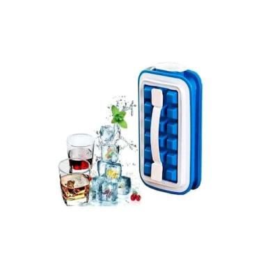 Imagem de Molde de silicone para máquina de cubos de gelo, 32 cubos, portátil - 