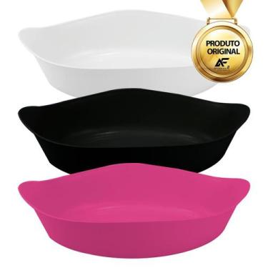 Imagem de Petisqueira Cumbuca Oval Plástico Peticos Frios Salgadinhos - AferMix,