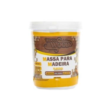 Imagem de Massa Flex Reparar Correção Para Madeira E Mdf Wood Wood 90g, Mogno