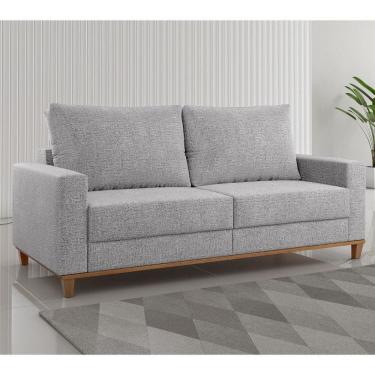 Imagem de Sofá Living 3 Lugares 180cm Linhão Livia Nanquin