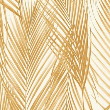 Imagem de Papel de Parede Vince Folhagem Amarelo V1012-52