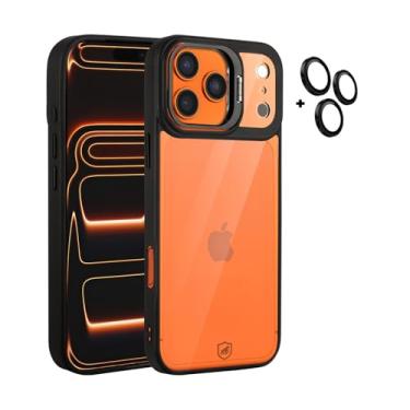 Imagem de Gshield Capa Case Capinha Gravity em Policarbonato com Protetores de Lente e Alça Kick Stand para (Preta, iPhone 17 Pro Max)
