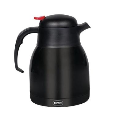 Imagem de Bule Inox Com Gatilho Trendy 1,2 Litros - Preto - MOR