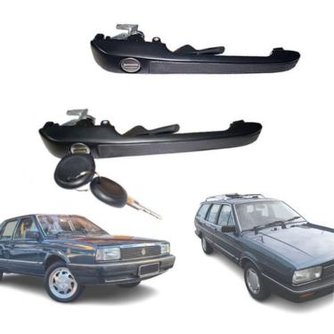 Imagem de Kit Maçaneta Ext Dianteira Porta Santana Quantum Até 1990 - Un / 2 [f103]