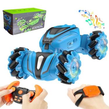 Imagem de Carro de controle remoto LONMAHOVER 2,4 GHz RC Stunt 4WD para crianças