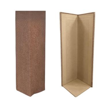 Imagem de Kit 2 Arranhadores de Canto para Sofá de Gato PETYC Modelo Lateral Protetor com Juta ou Carpete, Alta Resistência (Carpete)