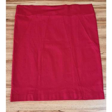 Imagem de Saia Feminina De Bengaline Rodher Plus Size Marsala