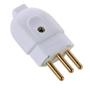 Imagem de Plugue Macho Reto Branco 2p+t 20a 250v - Tramontina