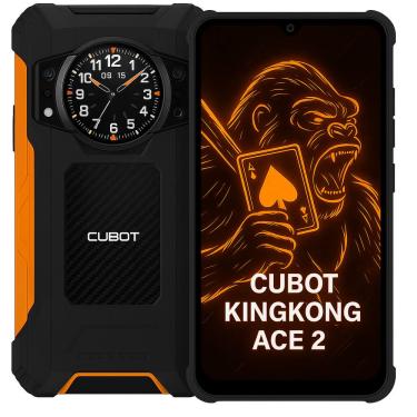 Imagem de Smartphone Celular Gamer, Cubot KingKong Ace 2, 128GB, 6GB RAM, Resistente, Android 14, Tela 6,5 FHD+ 120Hz, Câmera 50MP, Bateria 5100mAh, PRETO