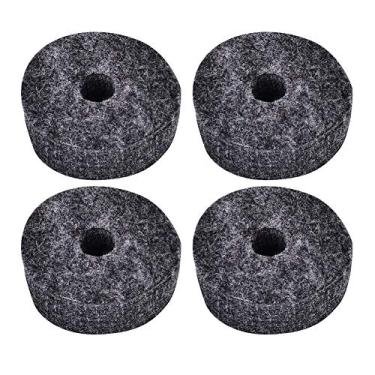 Imagem de Acouto Almofada de Arruela de Feltro de Tambor e Conjunto de Peças de Reposição de Manga de Suporte de Prato de Plástico Com Porcas de Orelhas Aprimoradas e - Pratos de Acessórios de