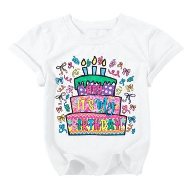 Imagem de Camiseta UNIQUEONE, roupa de festa para aniversariantes de 2 a 13 anos