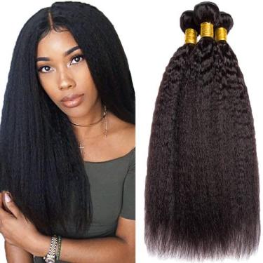 Imagem de Pacotes de cabelo MAMART Yaki Straight Brazilian Virgin 8A 30cm