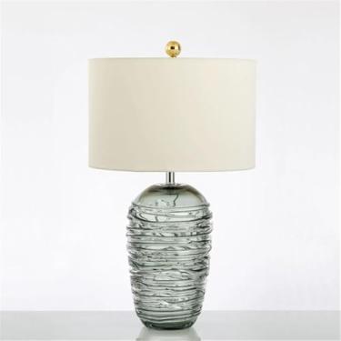 Imagem de Luminária de mesa LED contemporânea de luxo, estilo nórdico, para sala de estar, quarto, escritório, casa de campo ou hotel, com design criativo e decorativo (Estilo 15)