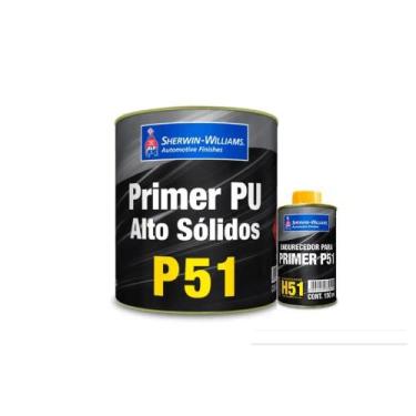 Imagem de KIT Fundo Primer PU P51 750ml + Endurecedor H51 150ml - LAZZURIL SHERW