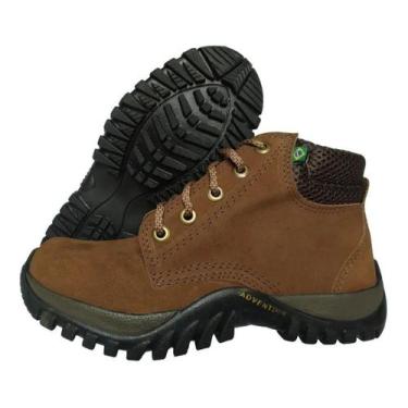 Imagem de Bota Adventure Coturno Masculino Feminino Trilha Couro Legitimo - Art 