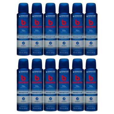 Imagem de Kit 12 Desodorante Bozzano Sensitive Sem Perfume Aerosol Antitranspira
