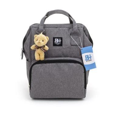 Imagem de Bolsa Mochila Maternidade Impermeável Bebê Pequena - Bhstore