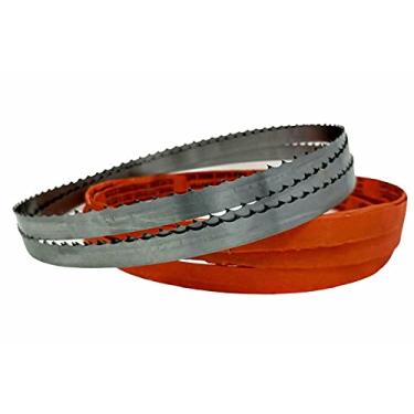 Imagem de 72 x 5/8 x 3TPI (2 pacotes) lâminas de serra de osso, corte de carne 183 cm. Comprimento x 1,58 cm de largura x 0,02 cm de espessura x 3 lâminas de serra de poliuretano termoplástico para cortar ossos e carne (2)